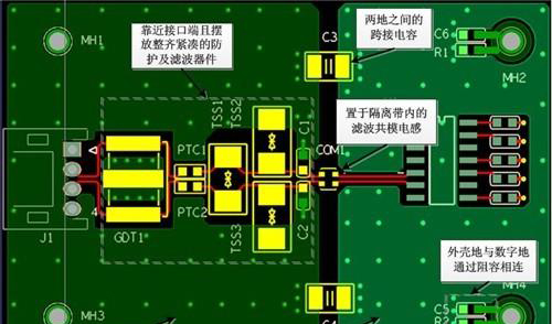 RS485接口电路分地设计